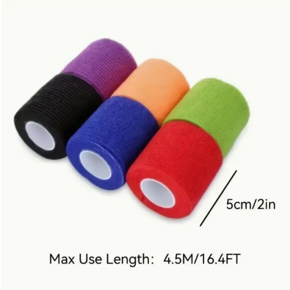 11 Pack 2" X 16.5Ft Self-Adhesive Elastic Bandages for Daily Use, Sports - NWT